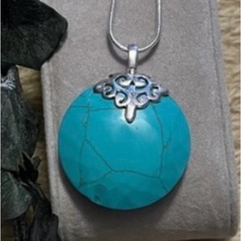 🦋Silver 925 and Turquoise Pendant Necklace

Very nice addition to any outfit